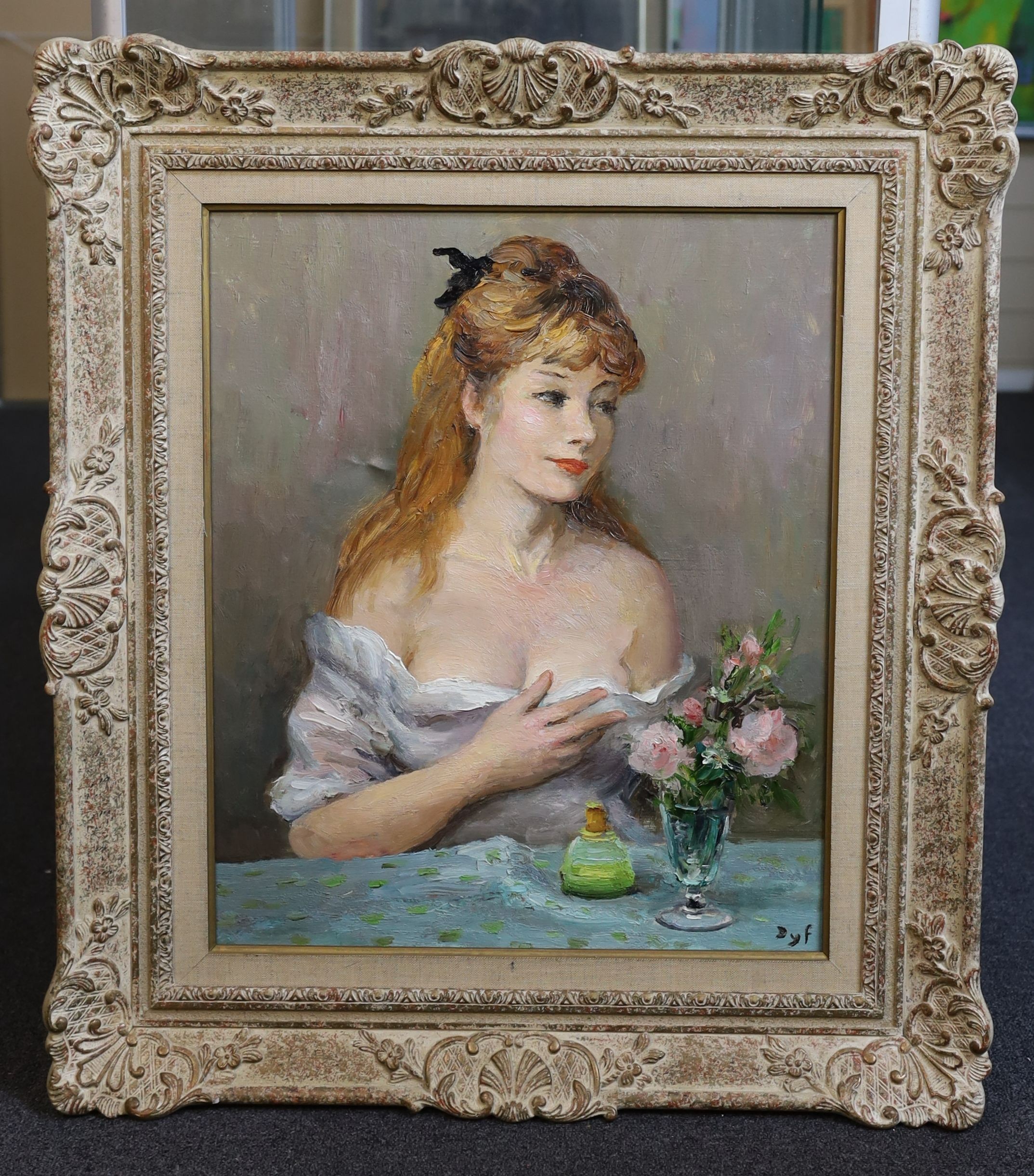 Marcel Dyf (French, 1899-1985), 'Claudine', oil on canvas, 54 x 44cm